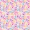 Hasbro My Little Pony Multicolored Packed Pony Friends Cotton Fabric